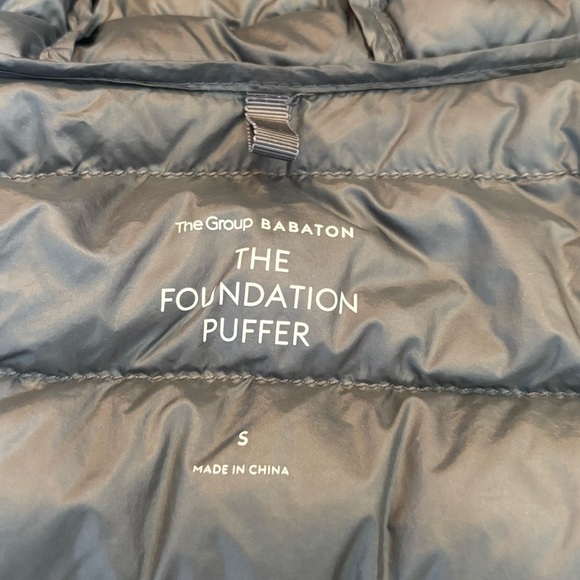 Aritzia Babaton The Foundation Gray Goose Down Puffer Jacket Small - Picture 7 of 10